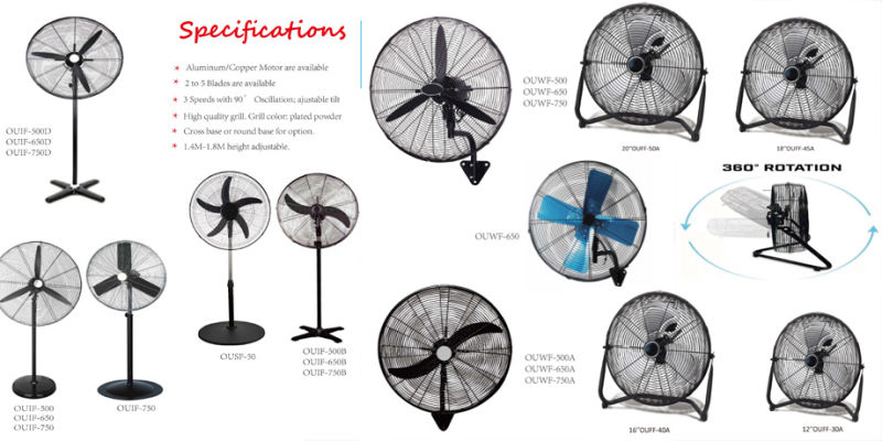 Living Room Using 16" Stand Pedestal Fan Promotion