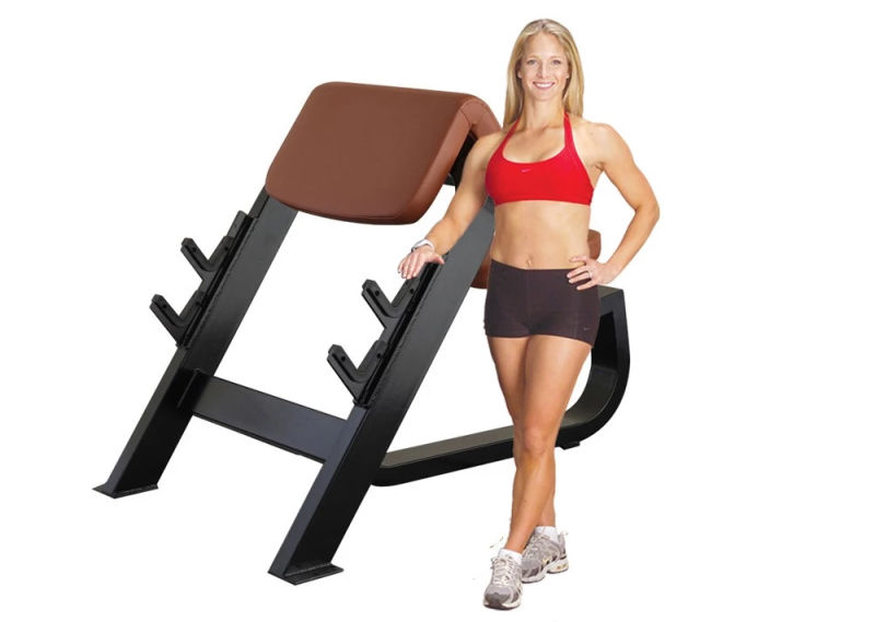 Gym Machines Body Exercise Seated Preacher Curl for Arm Curl