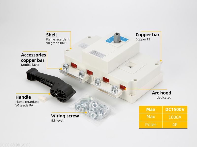 Solar Isolator Switch / PV Isolator / DC Isolator IP66