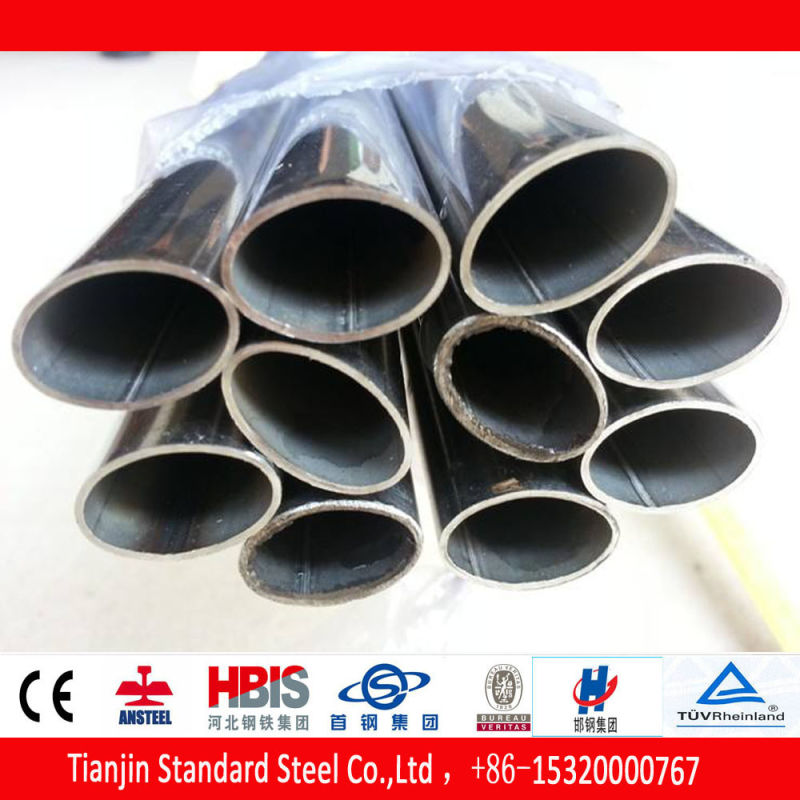 Welded S235jr S235j2 Elliptical Steel Pipe for Building