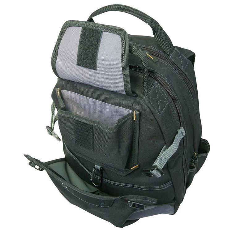 Durable High Quality 1680d Multi-Function Multi-Pocket Electrician Backpack Tool Bag Backpack