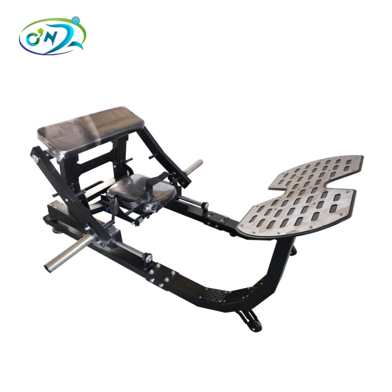 Commercial Fitness Plate Loaded Hip Thrust Machine Booty Builder Machine for Glute Drive