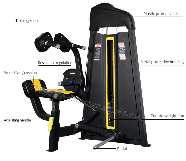 Commercial Precor Series Abdominal Isolator Fitness Equipment