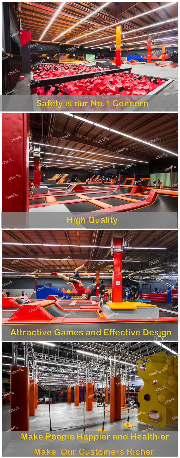 Gym Sports Equipment Indoor Playground with Amusement Equipment