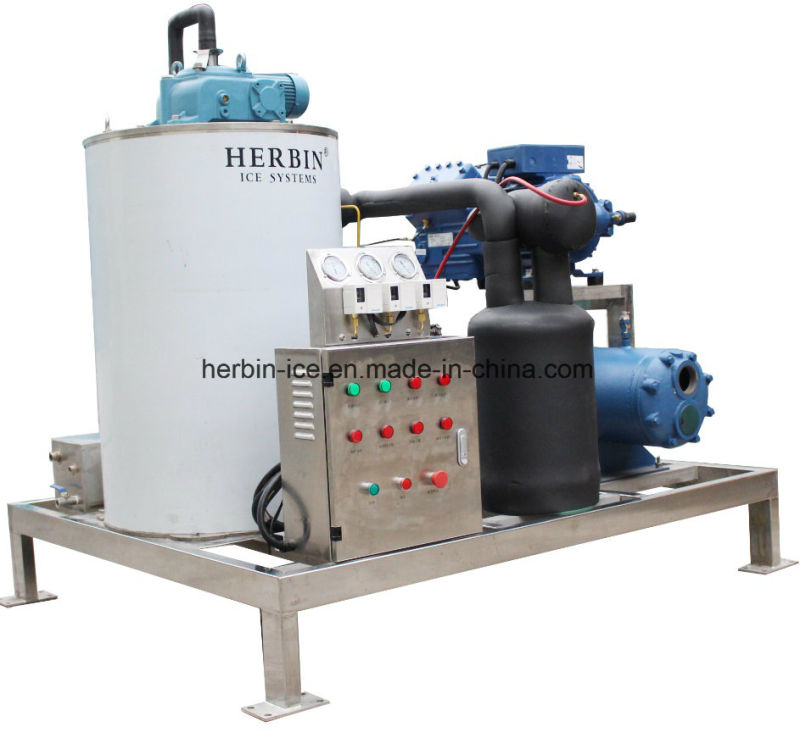 Commercial Industrial 1 Ton Industrial Flake Ice Machine Price