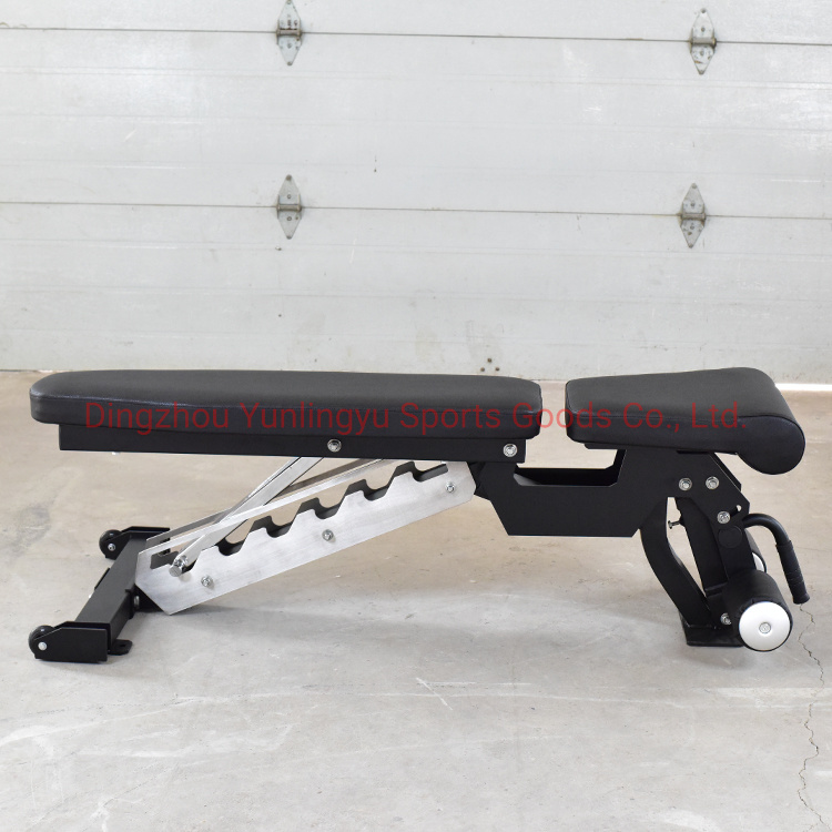 Functional Trainer Weightlifting Bench Press Work Foldable Gym Exercise Weight Bench