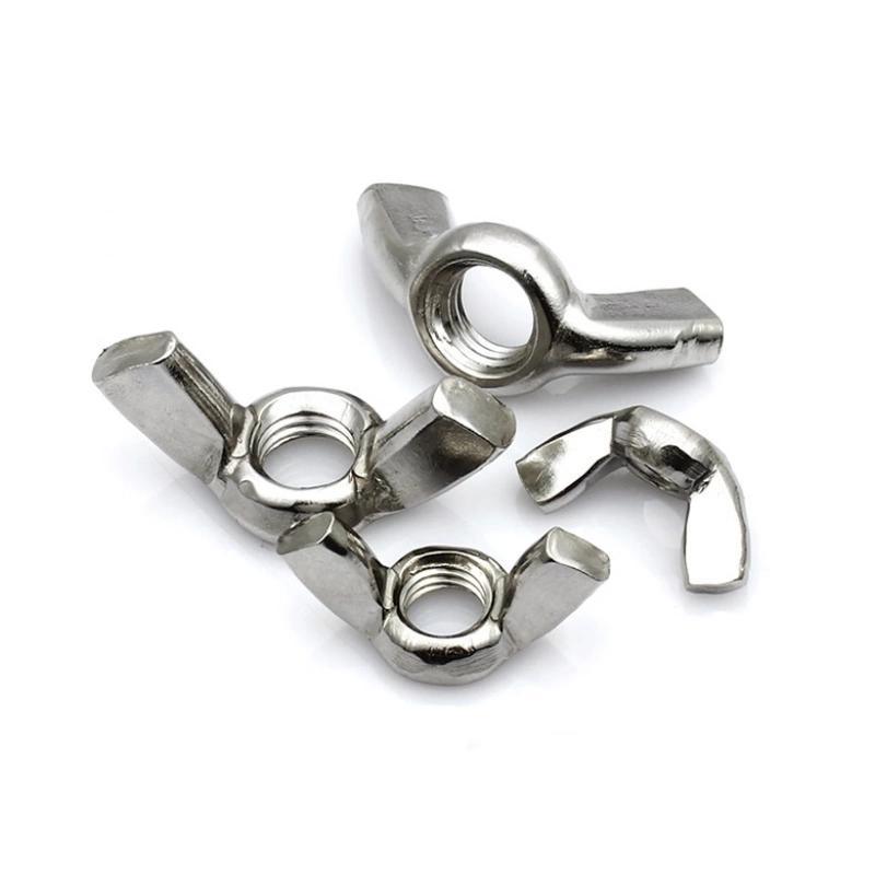 DIN 315 Butterfly Wing Nut China Factory Direct Sale Ss 304 Thumb Nuts Butterfly Wing Nut