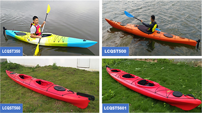 Outdoor Custom Sit in Plastic Touring Kayak