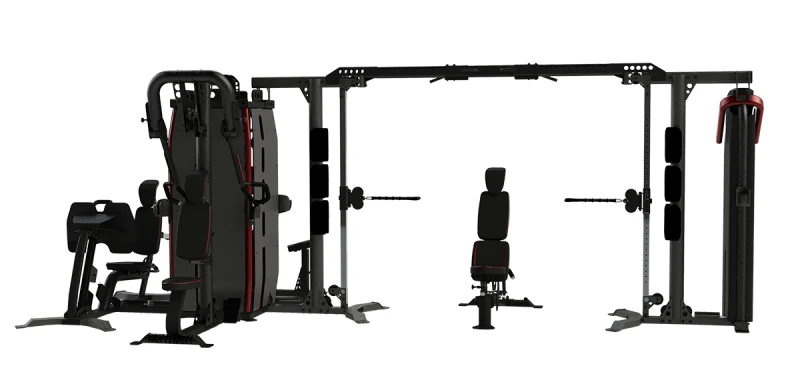 Fashion Commercial Multi Function Lat Pulldown & Low Row Gym Equipment