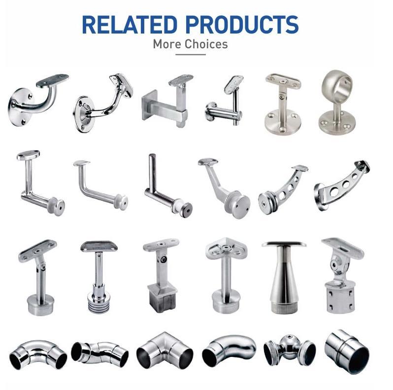 Adjustable Stainless Steel Handrail Support for Stair Handrail Bracket
