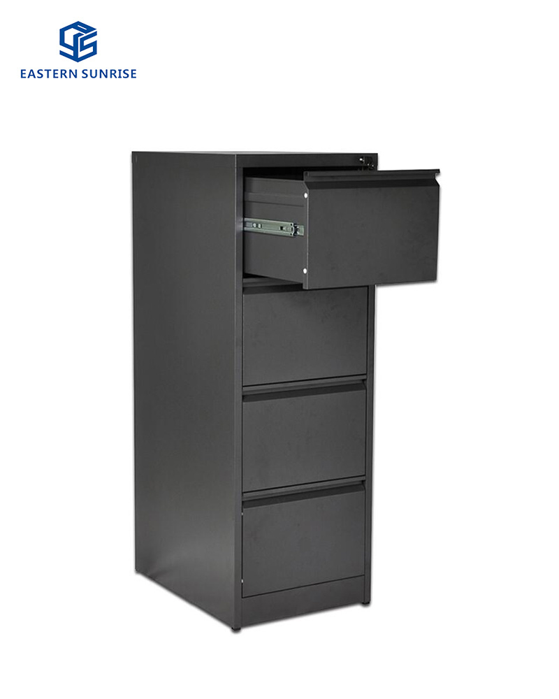 Knock Down Construction Four Drawer Metal Cabinet for Office