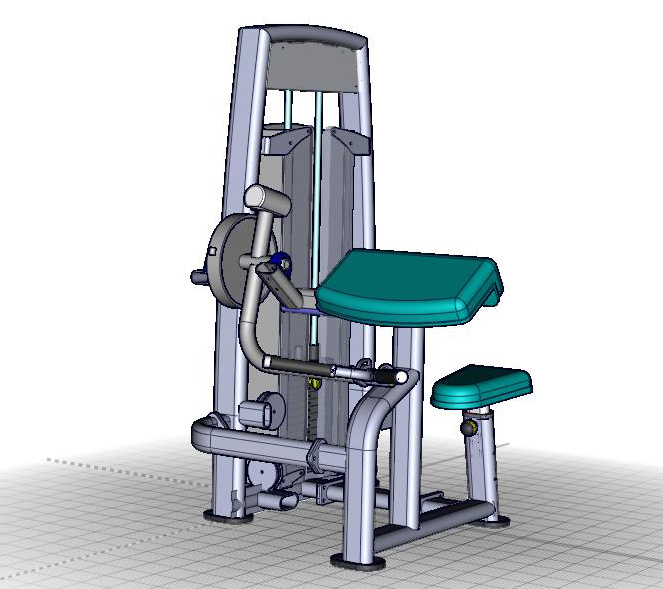 Pin Loaded Sports Machine / Seated Biceps Curl (SS10)