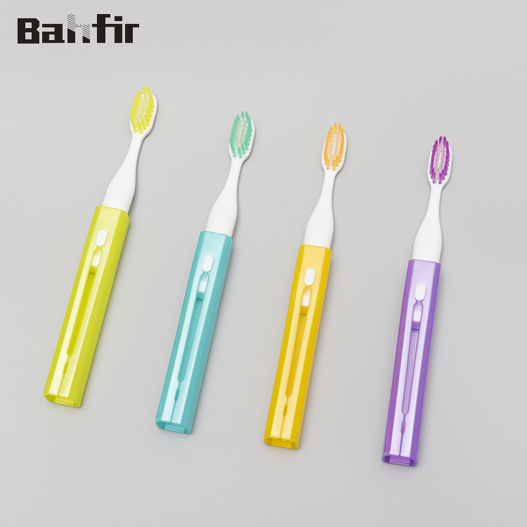 Economical Portable and Retractable Adult Toothbrush for Home and Hotel