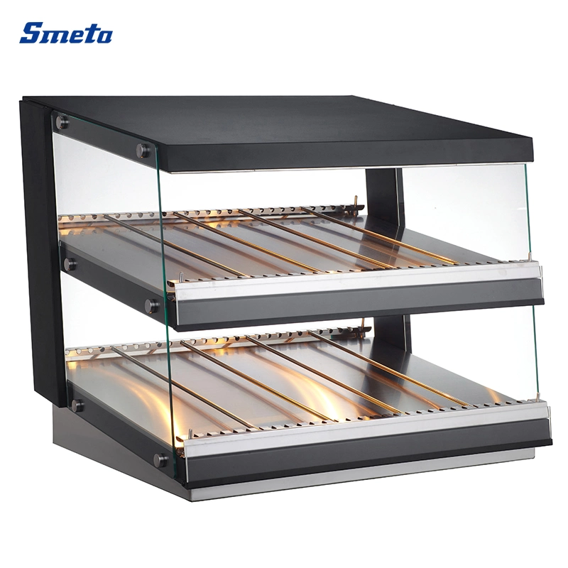 Smeta Commercial Hot Food Counter Top Showcase Heated Display Warmer