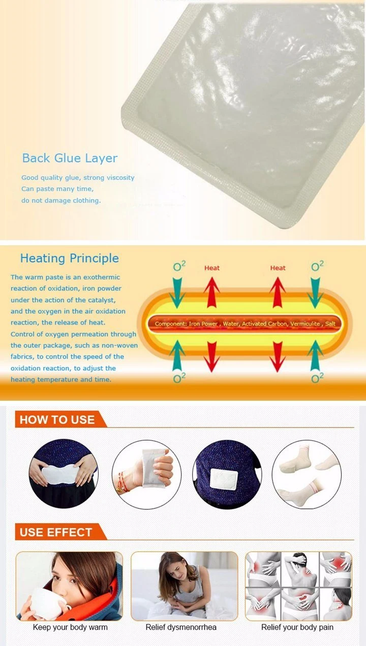 Best Disposable Body Conform Heat Pack Warmer Patch/Heat Pad Pain Relief Patch