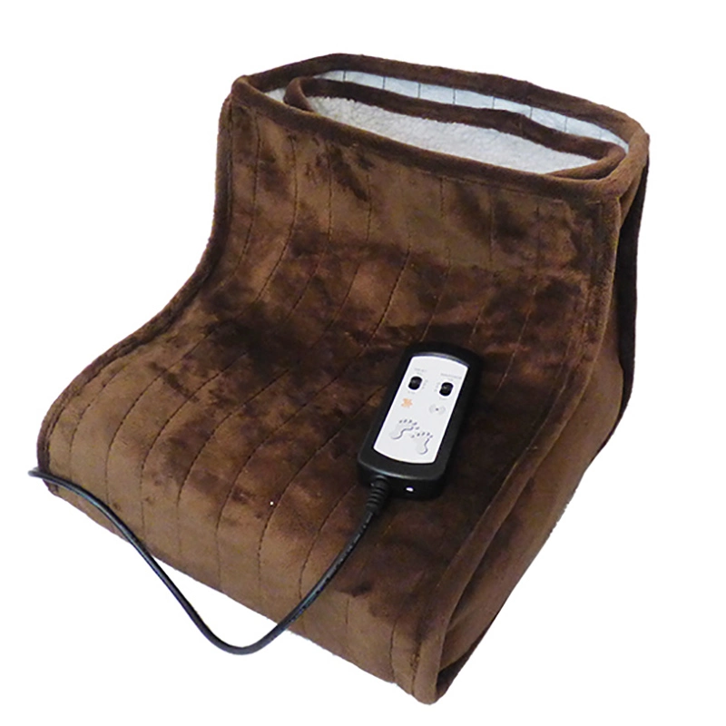 Electric Shiatsu Foot Warmer Massager with Kneading Rollers