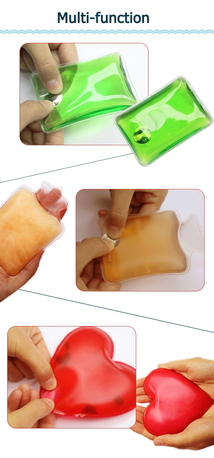 Hot-Water Bottle Shaped Click Hand Warmers for Winter Outdoor