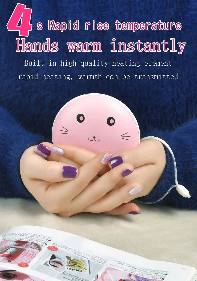 Round Re-Usable Heat Pack Long Lasting Hand Warmer Winter Hand Warmer Pad / Hot Pack Pocket Heating Warm Pad