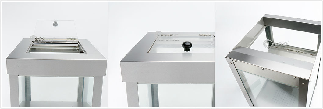 Commercial Use Restaurant Chips Food Display Warmer Heated Display Cabinet Warming Showcase Food Warmer for Sale