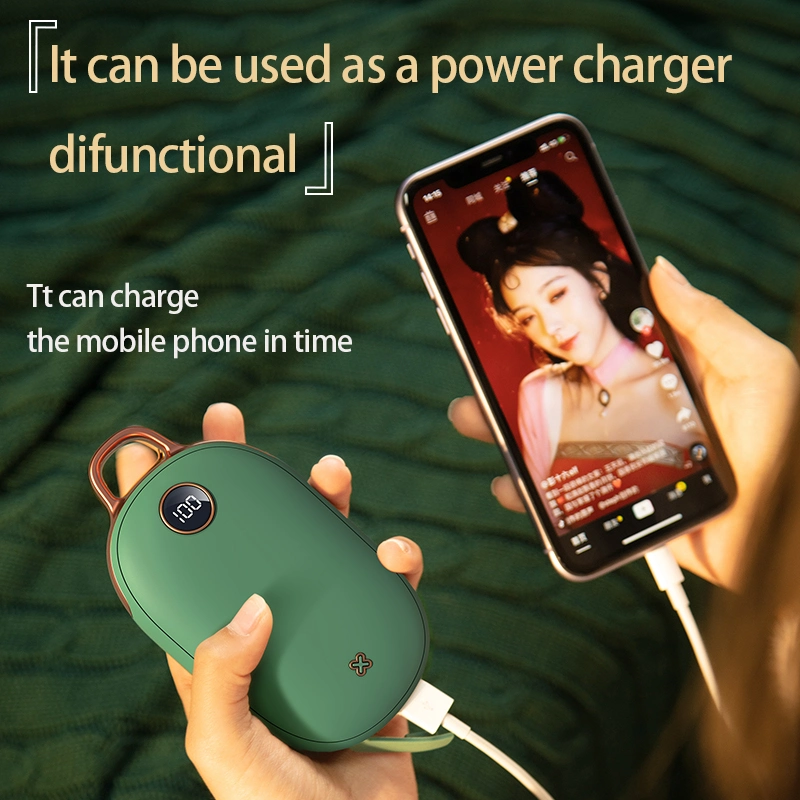 USB Charging Hand Warmer Portable Fashion Mobile Power 2 in 1 Mobile Phone Charging Hand Warmer Wholesale