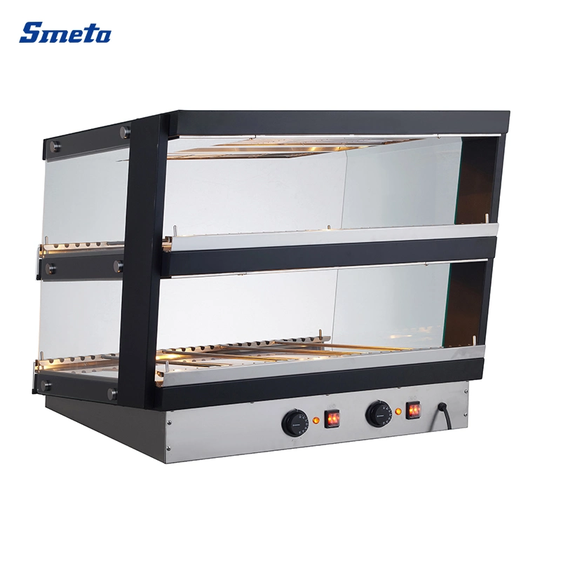 Smeta Commercial Hot Food Counter Top Showcase Heated Display Warmer