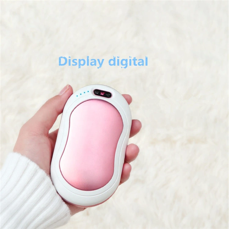 Hot Sale 10000mAh 5V Portable Heating Hand Warmer Korea USB Electronic Reusable Heat Pack Hand Warmer with Power Bank Charger