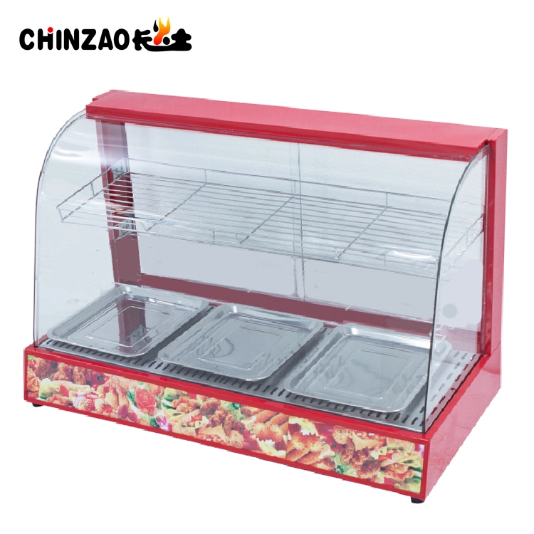 Large 3 Layers Countertop Commercial Hot Food Display Warmers