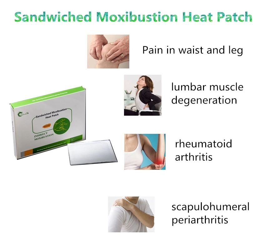 Sandwiched Moxibustion Heat Patch Hot Selling Heat Moxa