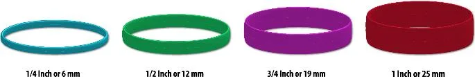 Promotion Embossed Text Silicone Wristband Eco-Friendly Material Cheap Customized Festival Wristbands