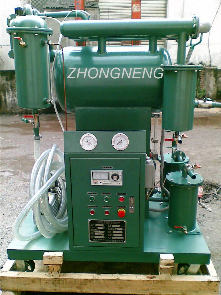 Single-Stage Vacuum Insulating Fluids Purifier, Small Oil Filter Machine with Cover