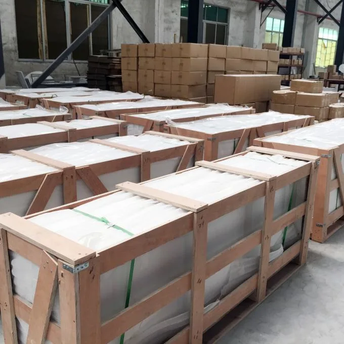 Grey Polished Honed Artificial Quartz Slabs Strong Resistance to Scratch