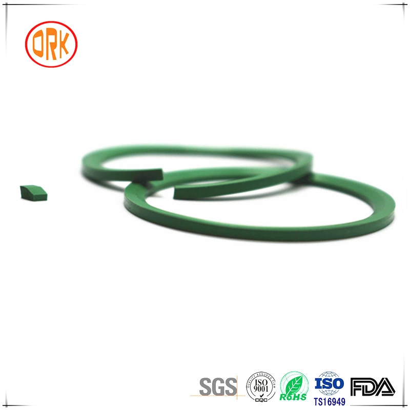 Green FKM/FPM Excellent Abrasion-Resistance Rubber ED Ring