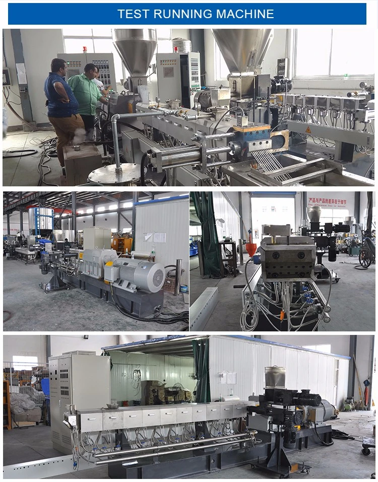 Polymer Engineering Granules Plastic Compounds Twin Screw Extruder Price