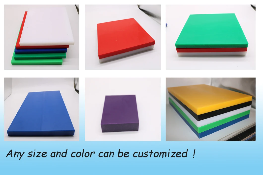Anti-Abrasion Polyethylene Anti-Chemical Corrosion Wear Resistant Customized Plastic UHMWPE Sheet
