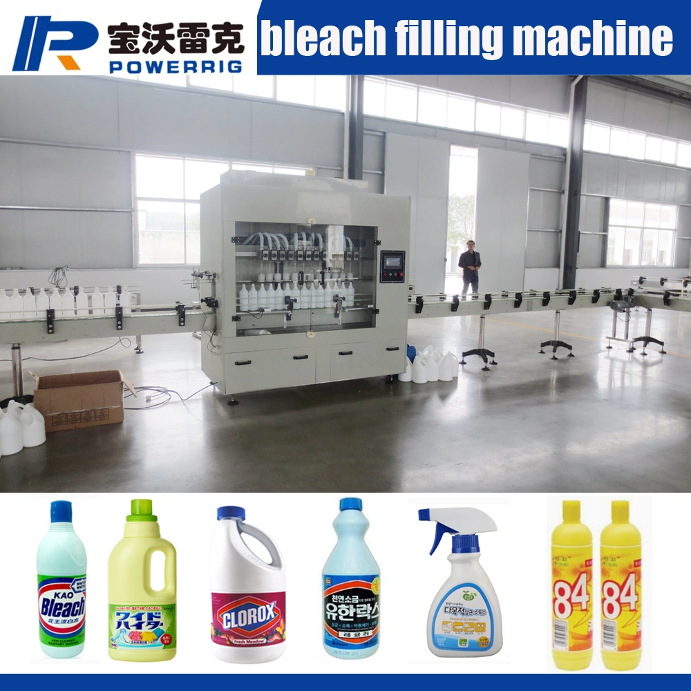 12 Nozzles Floor Cleaner Bleach Fluids Disinfectant Filling Machinery