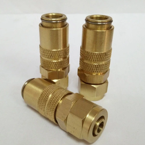 Customized Brass Mold Quick Release Coupling Fitting with Nut