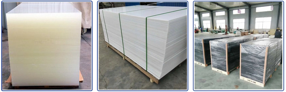 White Color PE 500X750 Plate and High Abrasion Resistance