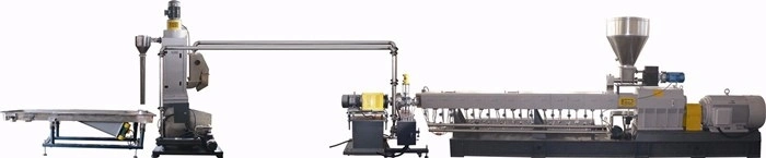 Polymer Engineering Granules Plastic Compounds Twin Screw Extruder Price