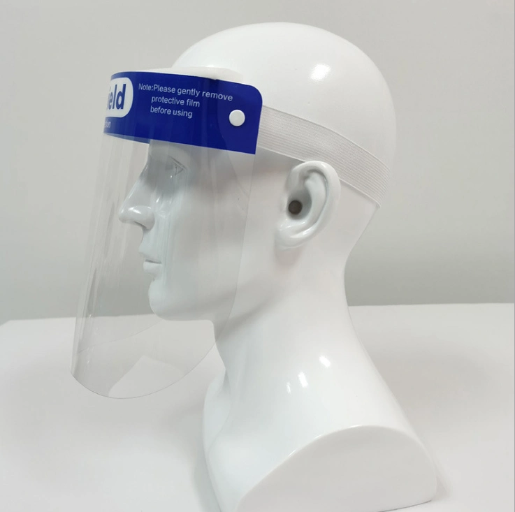 Adjustable Transparent Full Face Protective Face Shield Visors Eye Protection Anti Drool Splash-Proof for Virus