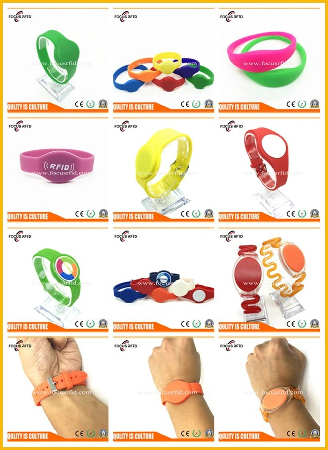 High Quality and Durable RFID Wristband in Silicon Tyvek Material for Event
