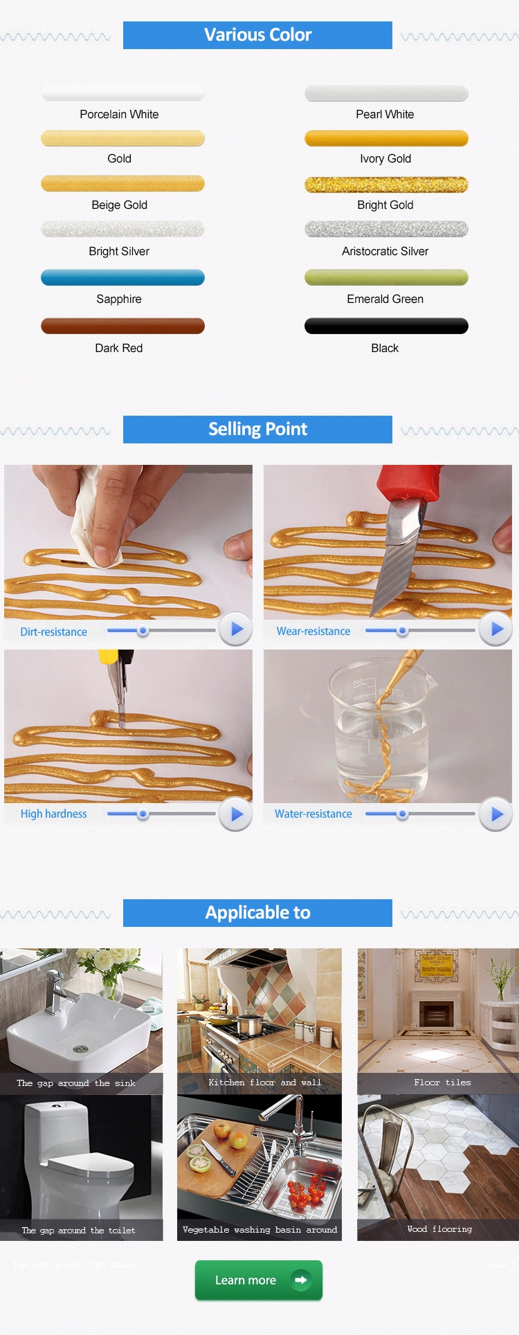 Ms Polymer Silicone Sealant for Building Sealing