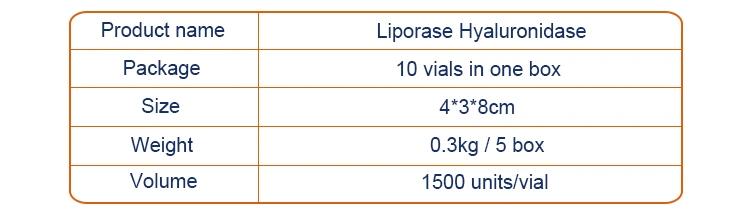 2020 Hyaluronic Acid Lyase Liporase Filler Remover Hyaluronidase Dissolves Hyaluronic Acid for Injection to Buy