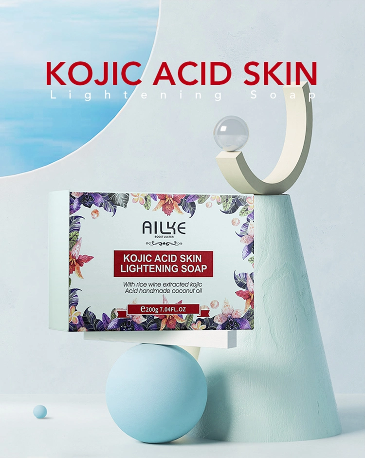 Ailke Kojic Acid Lightening Acne Soap Handmade Coconut Oil Soap