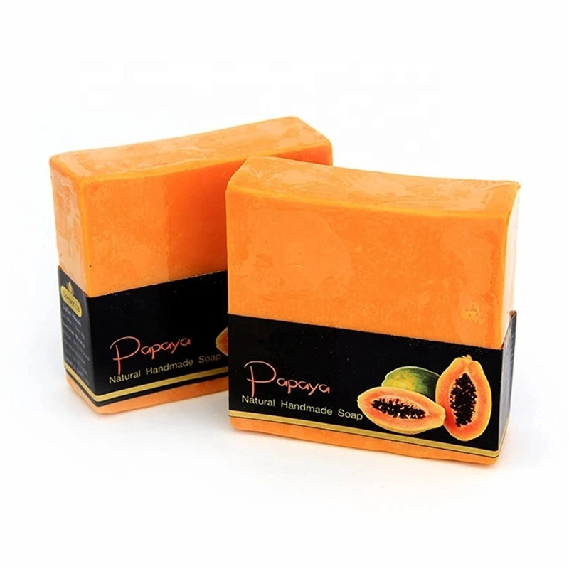 Private Label Body Whitening Lightening Skin Silka Papaya Soap with Kojic Acid