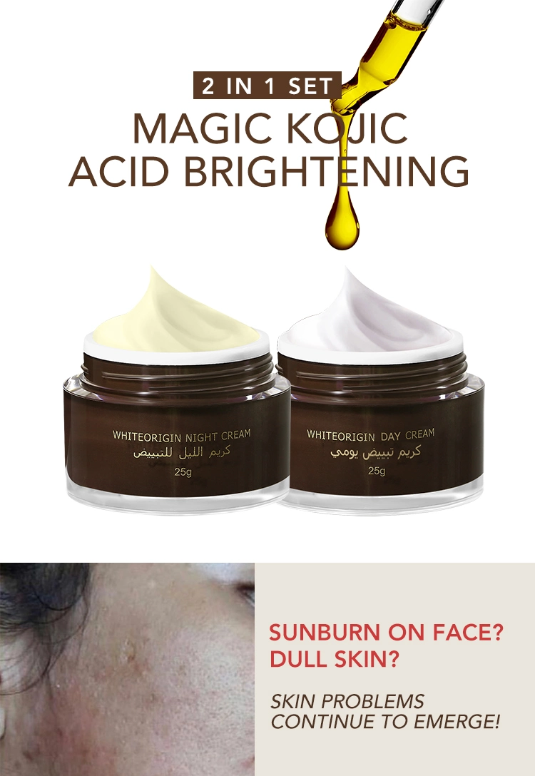 Ailke Arabic Face Kojic Acid Remove Dark Spots Skin Melanin Whitening Cream