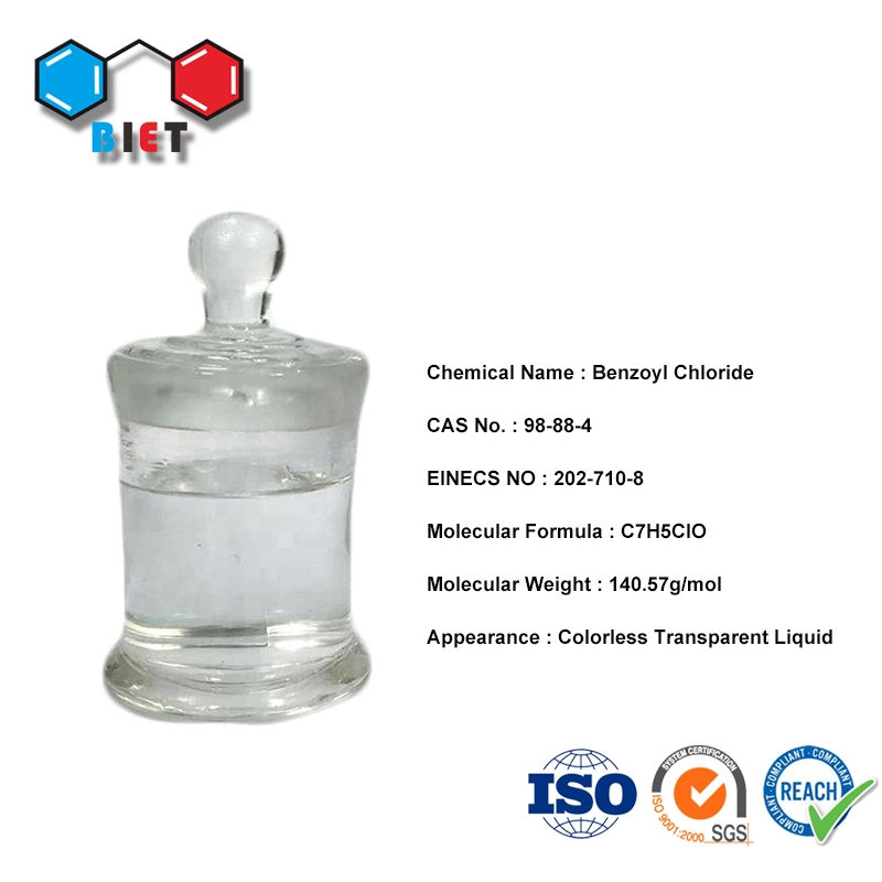 High Quality 99% CAS 98-88-4 Benzenecarbonyl Chloride/Benzoyl Chloride in Stock