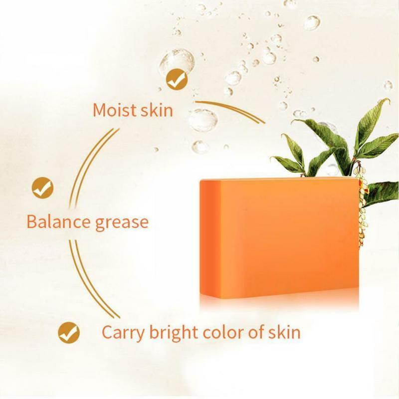 Kojic Acid & Papaya Soap Bleaching Skin Whitening Brightening Soap Smooth Face & Body for Black Skin