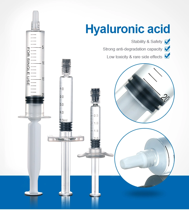 2ml Injectable Ha Acid Hyaluronic Acid Gel Injection Dermal Filler Hydrogel Injections Buttock