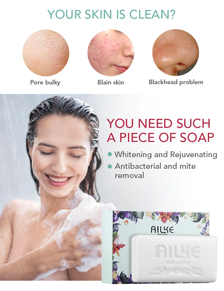 Ailke Kojic Acid Lightening Acne Soap Handmade Coconut Oil Soap