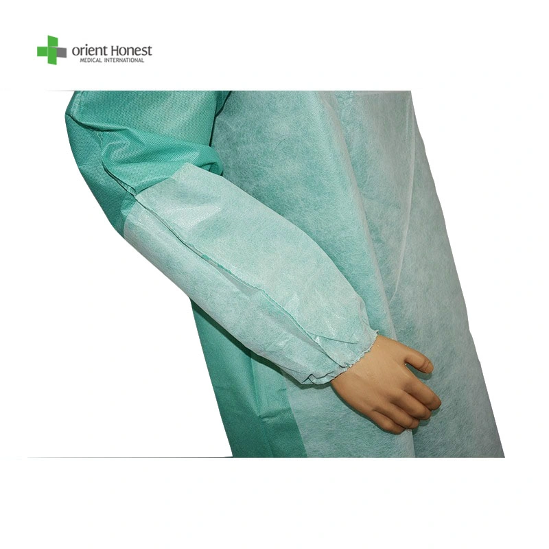 SMS Reinforced Gowns Best Selling Products Acid Resistant Disposable SMS Non Woven Isolation Gown